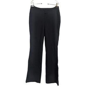 Soft Surroundings Bootcut Trousers Womens XS Blue Office Stretch Pull On Classic